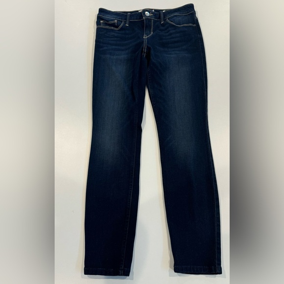 2/$20 Women's Guess Power Skinny Dark Blue Jeans - Picture 4 of 8